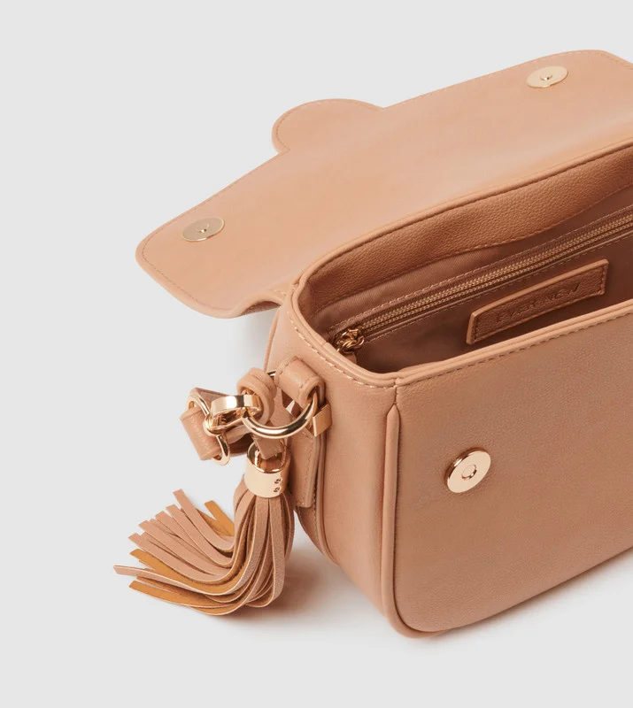 forever new  THEA Tassel Saddle Bag for Women | Best Price UAE